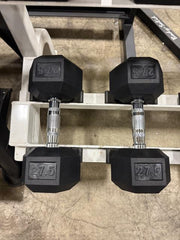 SMW Rubber Hex Dumbbell - Pairs and Sets Available !