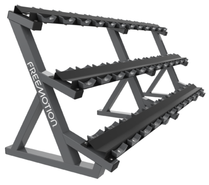 FreeMotion Three Tier Saddle Dumbbell Rack
