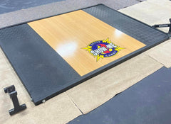 Event Used Wright 6'x8' Olympic Platform with Wood Insert and Band Pegs