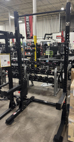 SMW Super Duty SPX Rack QSPX1 with Pull up Bar, J-Hooks (Pairs) and Safety Arm (Pairs)