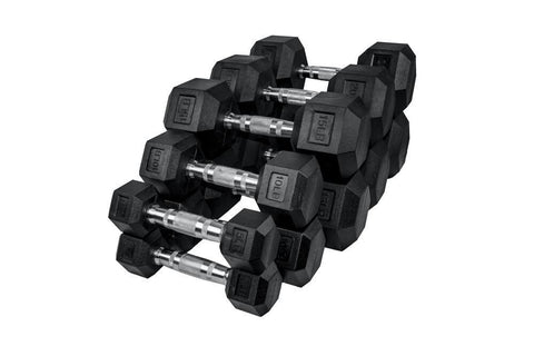 TRX V2 Rubber Hex Dumbbell Sets  SALE ITEM!!!