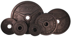 DEMO UNIT Troy Barbell Black Iron Wide Flanged Weight Plates (PO-PLATE) (HO-PLATE)