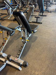 Hoist 7 Position FID Bench black Upholstery 2.0-USED