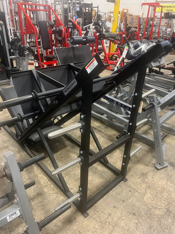 ProMaxima FW-20 Inverted Leg Press Black Frame Black Upholstery