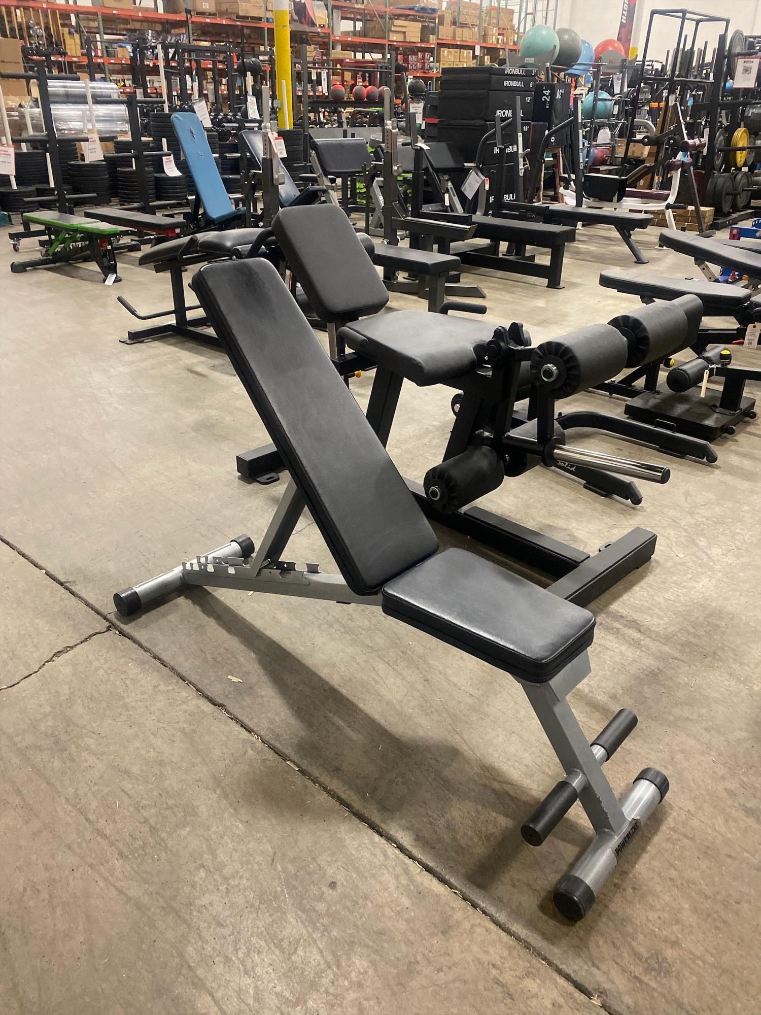 Baby Gown Body Solid PFID125X Powerline Flat Folding Home Gym