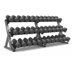 FreeMotion Three Tier Saddle Dumbbell Rack