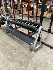 Used Rubber Hex Dumbbells