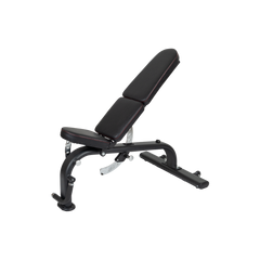 SMW FID Commercial Bench Black Frame Black Upholstery