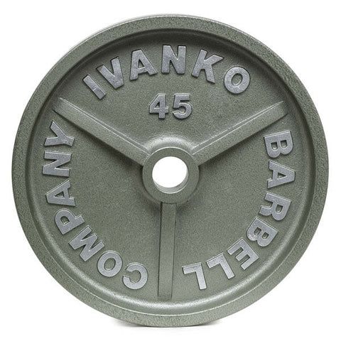 DEMO UNIT Ivanko Olympic Machined Plate | OM Series 45lbs (Pair)