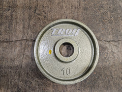 DEMO UNIT Troy Barbell Black Iron Wide Flanged Weight Plates (PO-PLATE) (HO-PLATE)