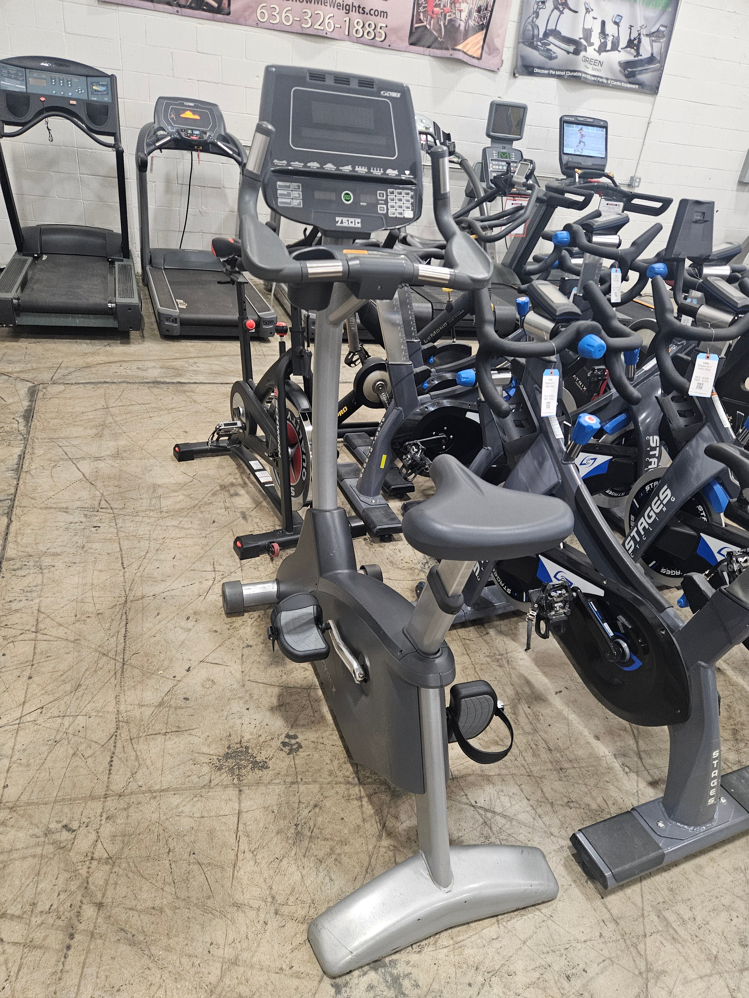 Cybex 750C Upright Bike Used – Show Me Weights1