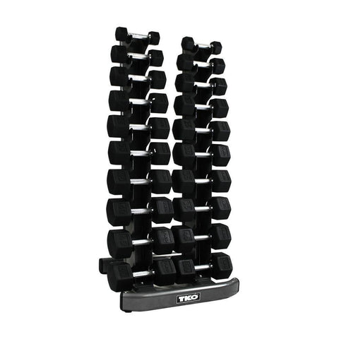 TKO 10 Pair Vertical Dumbbell Rack 840VKR10