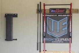 Wright Equipment Wall Mounted 2 Bar Holder - Show Me Weights
