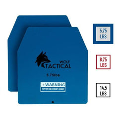 Wolf WEIGHTED VEST PLATES - 5.75/8.75/14.5LB PAIRS - Show Me Weights