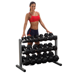 Body Solid GDR363 Dumbbell Rack 3-Tier 40"