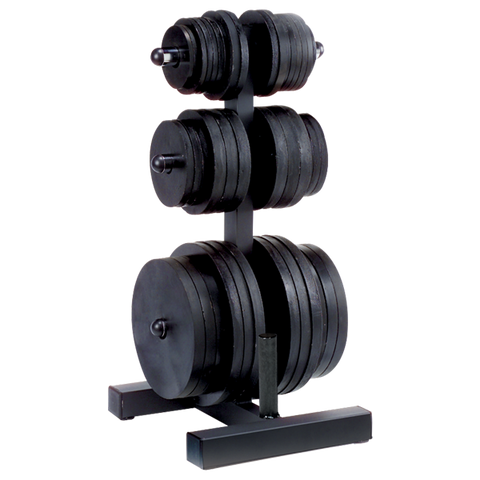 Body Solid WT46 Olympic Weight Tree with Bar Holder