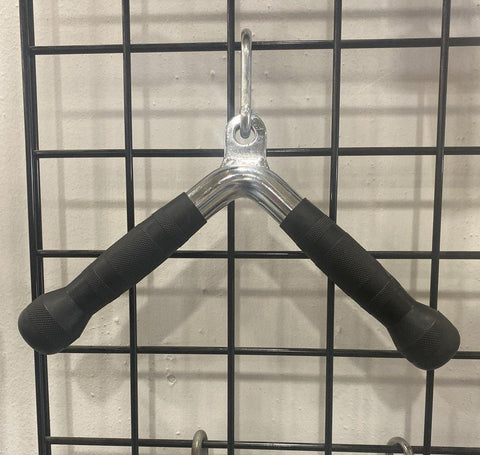 Fitness Products Direct Triceps Full Extension Chrome Bar W/ PU Ergo Grips