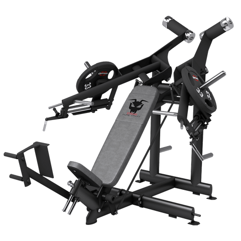 Gym80 Pure Kraft Strong Incline Chest Press Dual