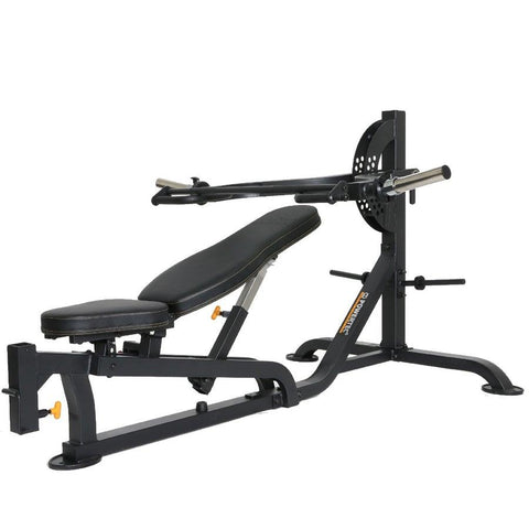 Powertec Workbench MultiPress WB-MP20 with Curl Arm Attachment