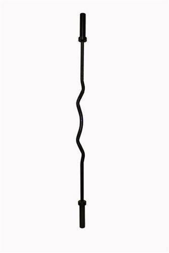 Troy Barbell Curl - 6' EZ Curl Bar w/Brass Bushings/Snap Ring GOZ-74B - Show Me Weights