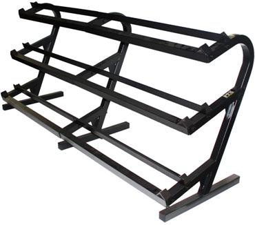 Troy Barbell TDR-3 Dumbbell Rack 3-Tier 5-100LB Horizontal - Show Me Weights