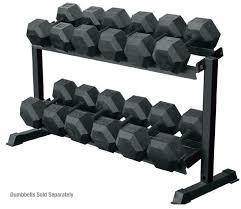 York Barbell Two Tier Dumbbell Rack 69126