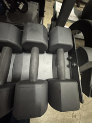 Rubber Coated Aerobic Dumbbell Set-USED