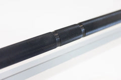 Solid Bar Fitness Shorty Bar Black Shaft Chrome Bells