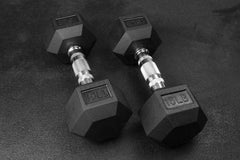 Wright Equipment Rubber Hex Dumbbells