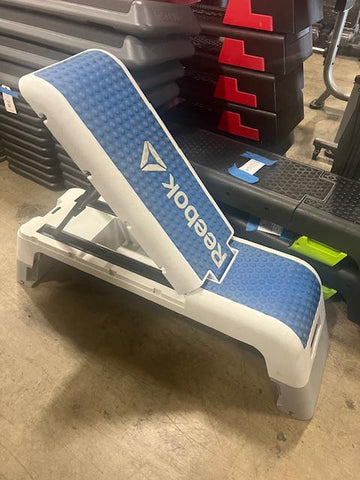 Used Reebok Fitness Multipurpose Adjustable Aerobic and Strength Training Workout Bench