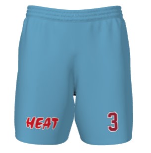 Heat Fastpitch -Champro Juice JMSS4 Sublimated Multi-Sport Loose Pocketed Short with 7" Inseam