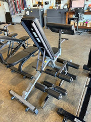 Body Solid GFID71 Adjustable Bench with Attachments-USED