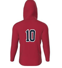 Heat Fastpitch -Gildan Hooded Sweatshirt with Heat Press Logo On Front