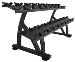 SMW Signature Two Tier Saddle Dumbbell Rack 10 Pair Black RE6012