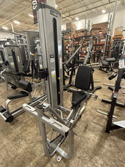 Cybex VR1 Leg Press Machine Selectorized Silver Frame Black Upholstery - Used