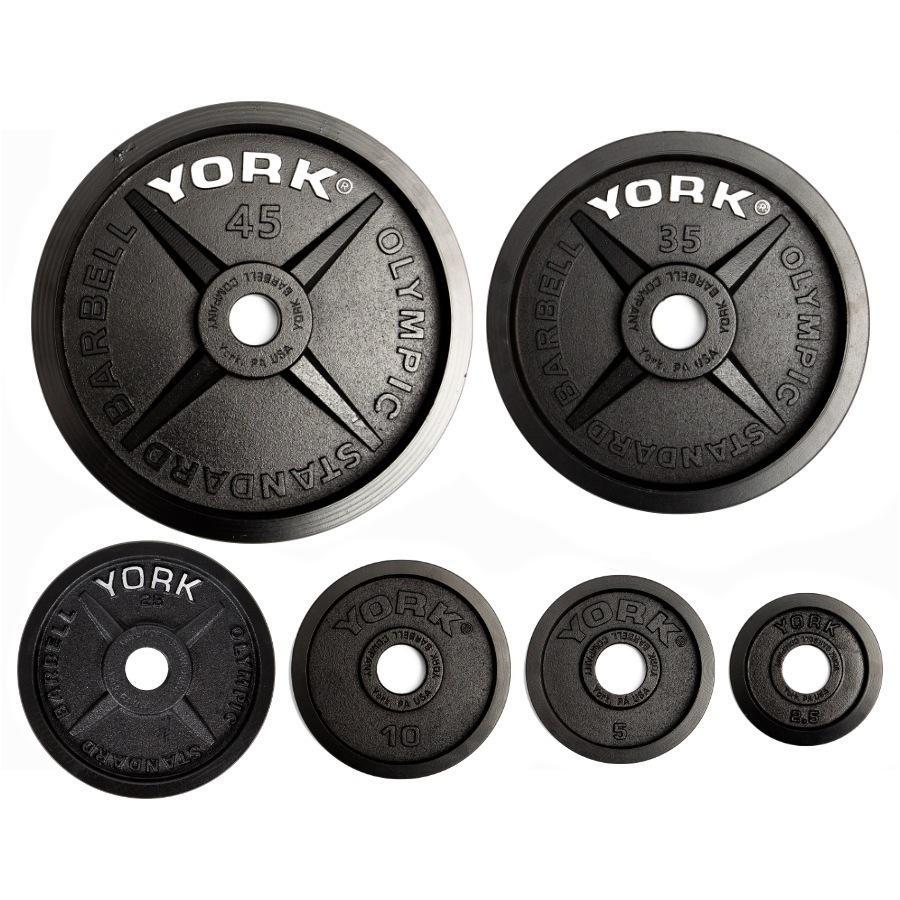 Paire De Plaques De Poids Vintage Standard Barbell – 2,5 Lb – Fonte Olympique – Occasion