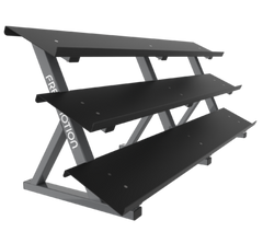 FreeMotion Three Tier Tray Style Dumbbell Rack