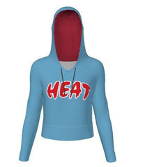 HEAT APPAREL-Champro Juice Women's Fleece Cropped Hoodie JFLHC1 with Sublimated Heat Logo & Customization