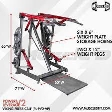 Muscle D Power Leverage V2 Viking Press / Calf