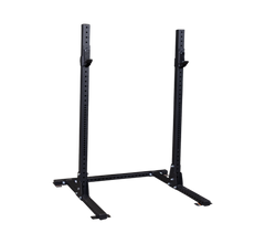 Body Solid Squat Stand 3x3 SPR250 Rack with SPRSA Safety Arms  - USED