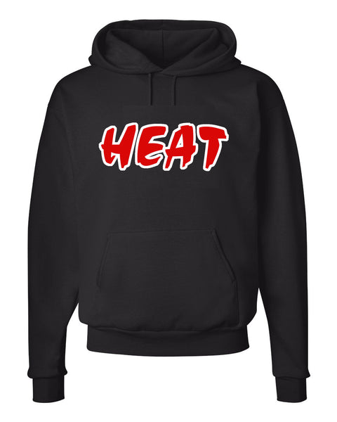 Heat Fastpitch -Gildan Hooded Sweatshirt with Heat Press Logo On Front