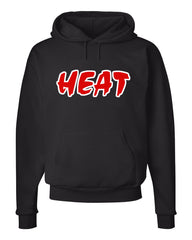 Heat Fastpitch -Gildan Hooded Sweatshirt with Heat Press Logo On Front