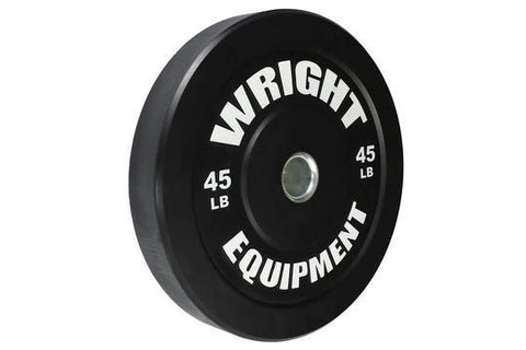 Wright Equipment Econ Black Bumper Plate (PAIRS)