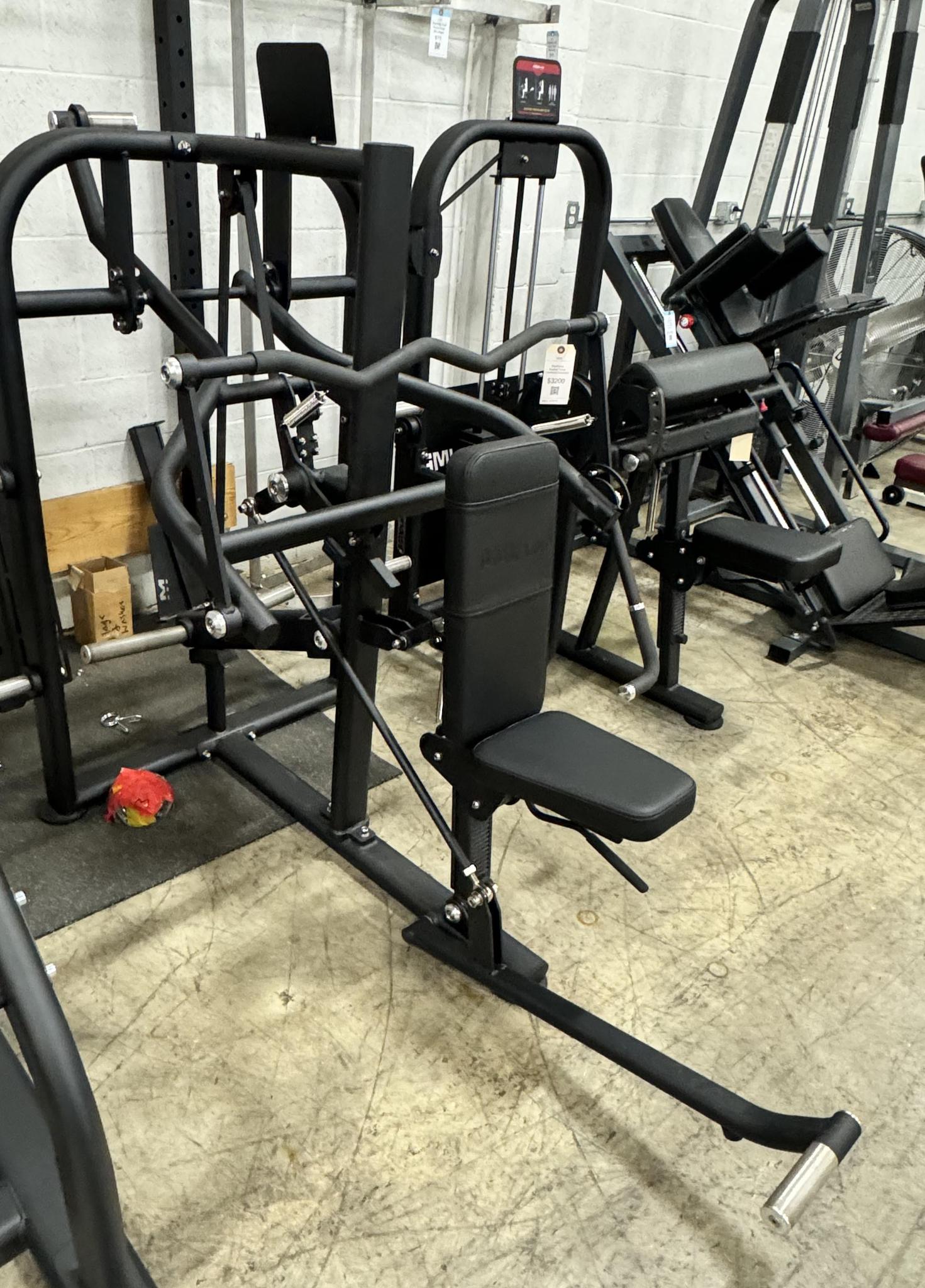 Overhead Core Extension Machine MaxPump Plate Loaded Seated Triceps Overhead Extension – Show Me ...