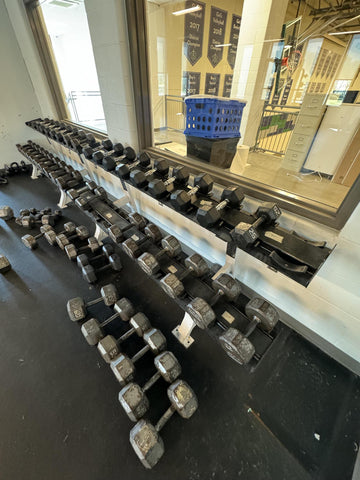 Hammer Strength Two Tier Saddle Dumbbell Rack  - USED