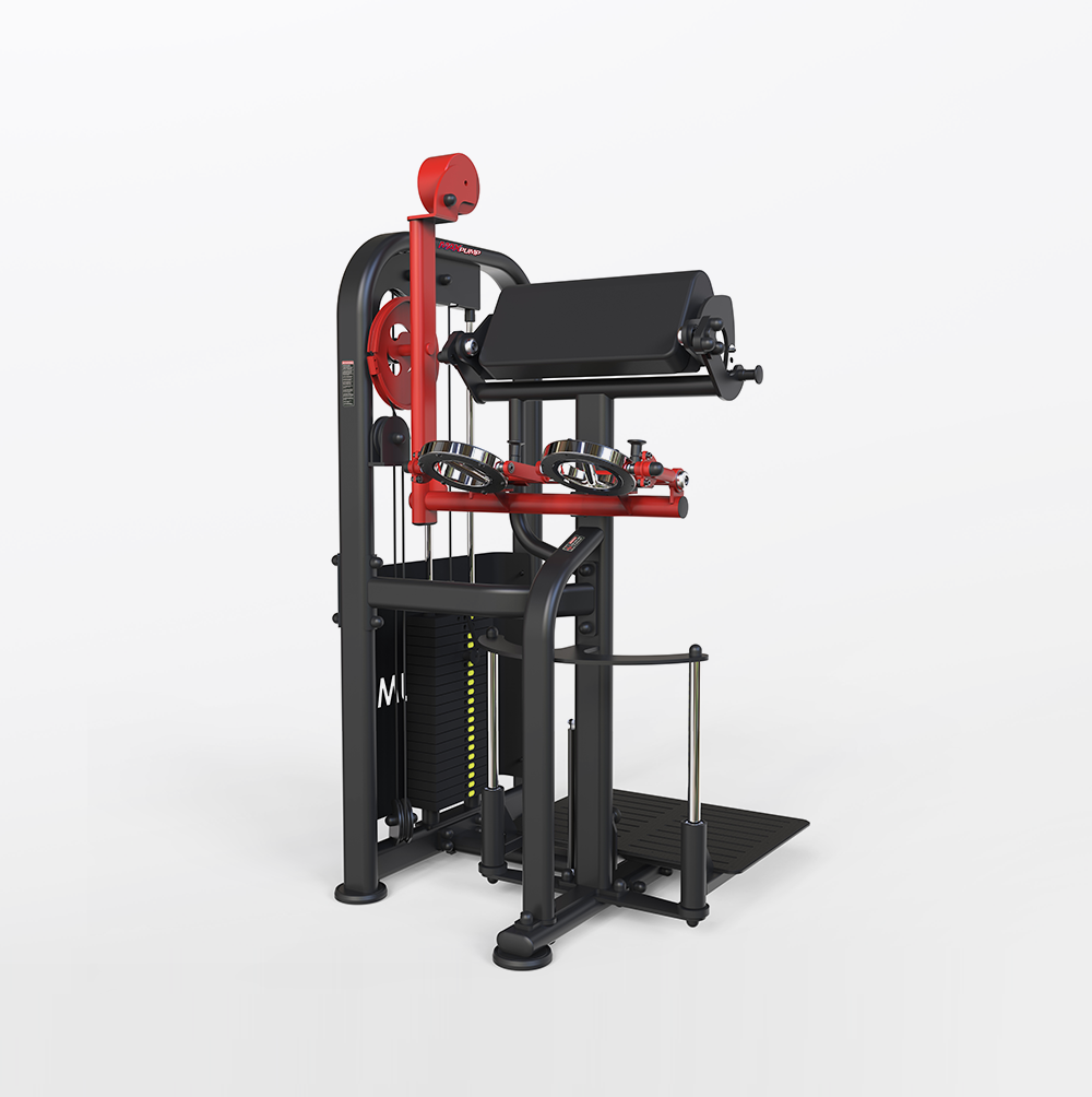 Spring Bicep Machine MaxPump A7039 Standing Bicep Multi Rotary Arm Curl – Show Me Weights ...