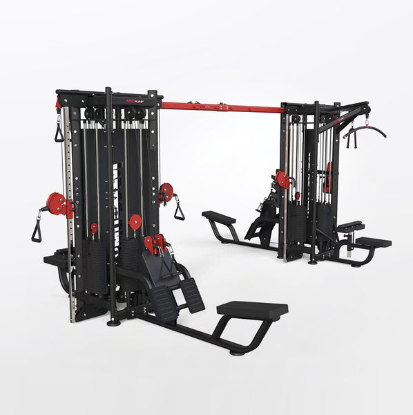 MaxPump Elite The Cage 8 Station (2 pull down,2 row)