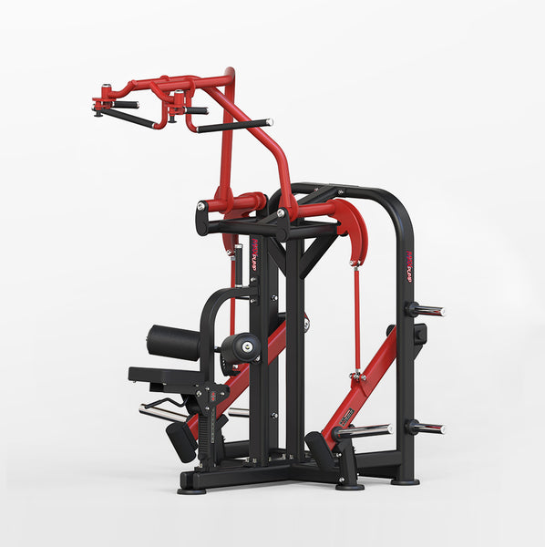 MaxPump Plate Loaded Crossover Lat Pulldown