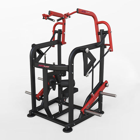 MaxPump Plate Loaded Multi Front Lat Pulldown