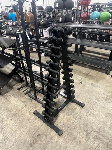 Aerobic Dumbbell Rack with UMax Dumbbells-Used